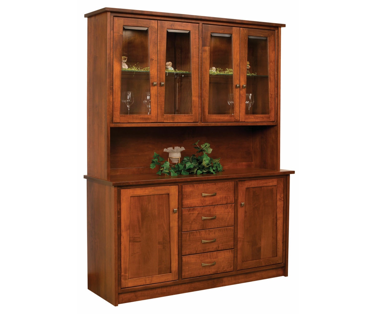 TL Bayport 4 Door Hutch Bayport Hutch Amish Furniture of Nebraska